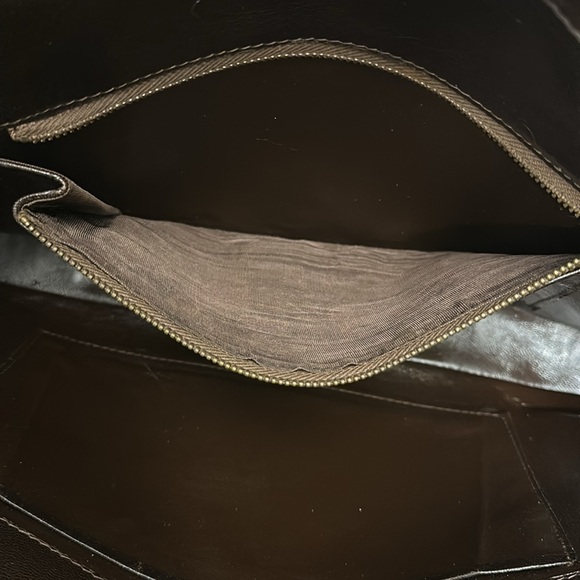 SOLD Fendi FF Logo Intrecciato Leather Shoulder Bag - Picture 15 of 17